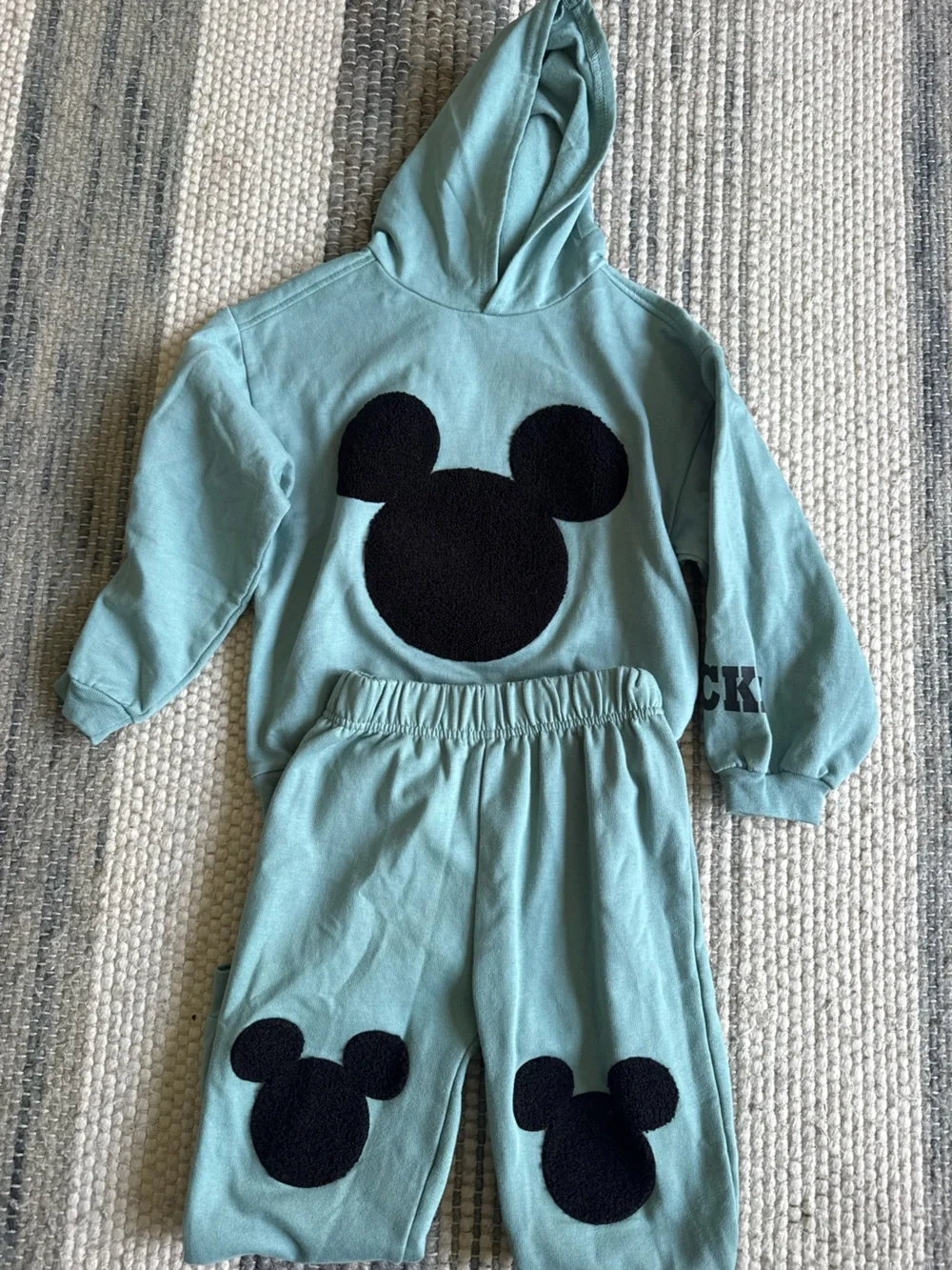Disney Mickey Mouse Mint Green Girls Top